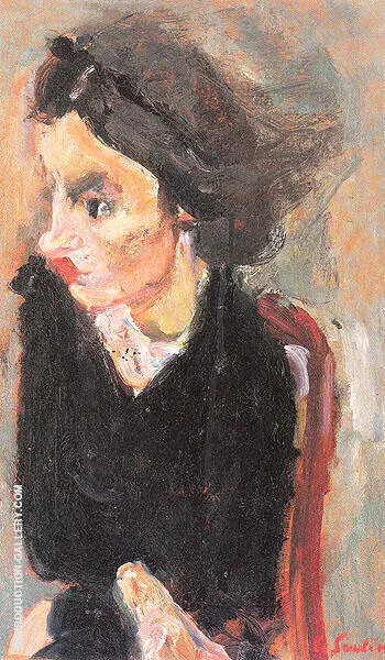 Woman in Profile c1937 By Chaim Soutine