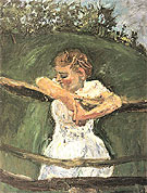 Young Girl at Fence c1940 By Chaim Soutine