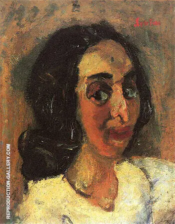 Portrait of a Woman c1940 By Chaim Soutine