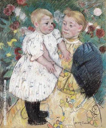 In the Garden 1893 By Mary Cassatt