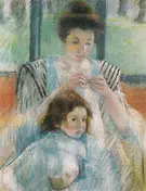 Mother and Child 1900 B By Mary Cassatt