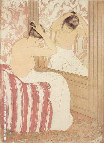Study 1890 By Mary Cassatt