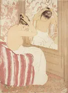 Study 1890 By Mary Cassatt