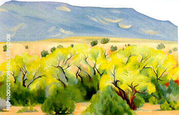 Cottonwood III by Georgia O'Keeffe | Oil Painting Reproduction