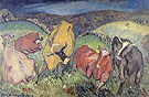Bucolic Landscape 1930 By Milton Avery