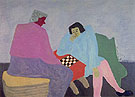Checker Players 1943 By Milton Avery
