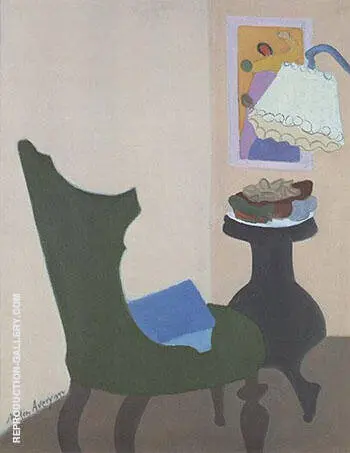 Green Chair 1944 By Milton Avery