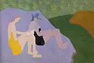 Sketchers by the Stream 1951 By Milton Avery