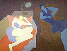 Two Women 1950 By Milton Avery