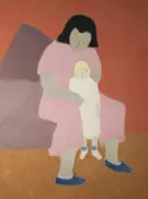 Child with Doll 1944 By Milton Avery