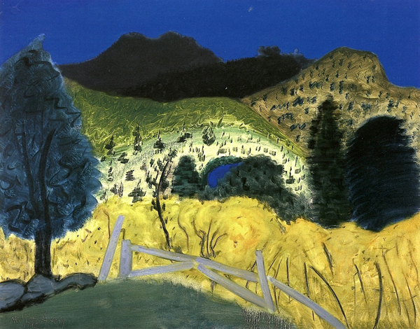 Green Landscape 1945 by Milton Avery | Oil Painting Reproduction