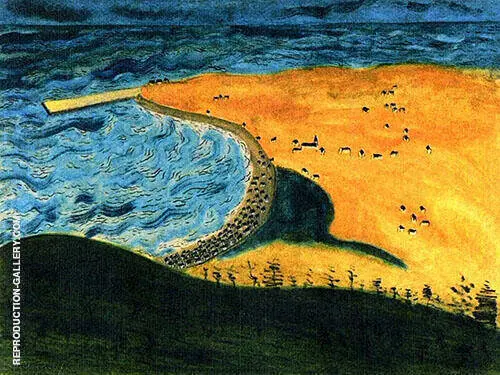 Little Fox River 1942 By Milton Avery