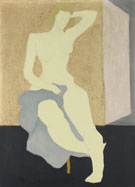 Nude with Blue Cloth 1944 By Milton Avery