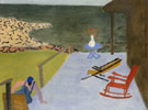 Porch and Chairs 1944 By Milton Avery