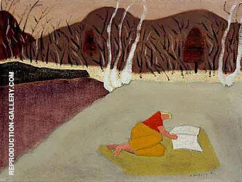 Reader 1947 By Milton Avery