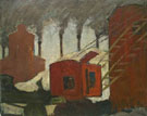 Smokestacks c1930 By Milton Avery