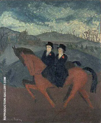 Sunday Riders 1929 By Milton Avery