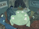 The Group after Dinner Coffee 1939 By Milton Avery
