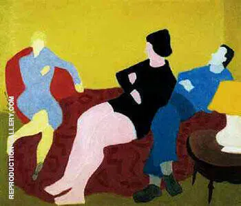 Three Friends 1944 By Milton Avery