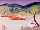 Village Rooftops 1946 By Milton Avery