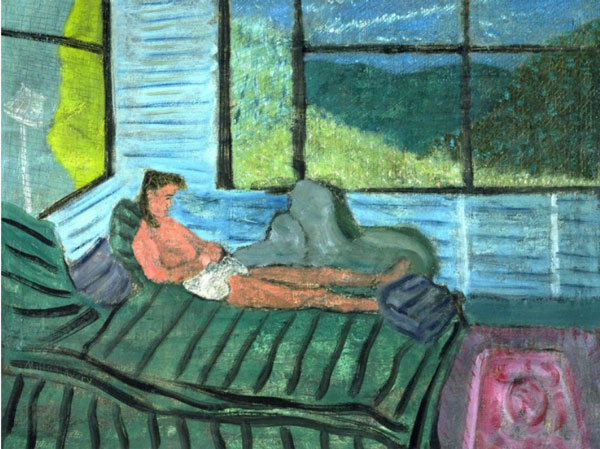Interior with Figure 1938 by Milton Avery | Oil Painting Reproduction