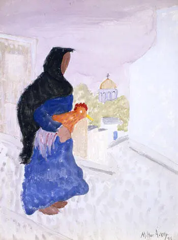 Mexican Scene 1946 By Milton Avery