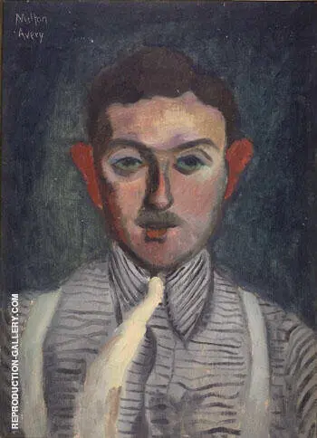 Striped Shirt 1932 By Milton Avery