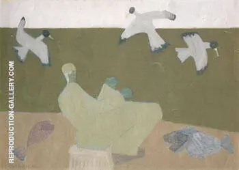 Surf Fisherman 1950 By Milton Avery