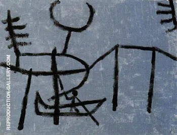 Boating Fun on the Canal 1940 By Paul Klee