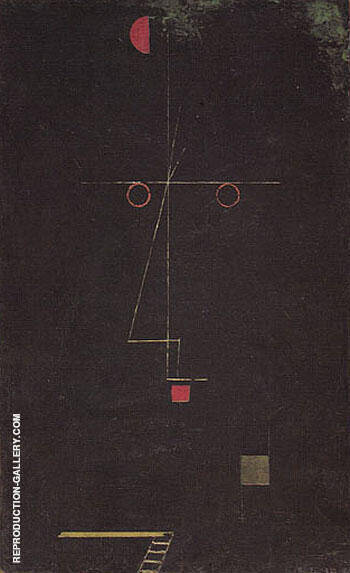 Portrait of an Acrobat 1927 by Paul Klee | Oil Painting Reproduction