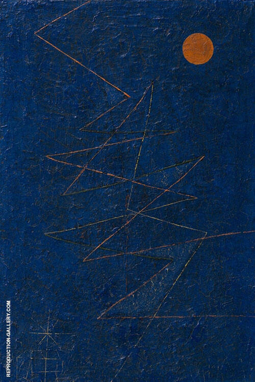 Colour Lightning 1927 by Paul Klee | Oil Painting Reproduction