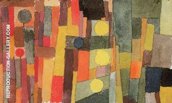 In the Style of Kairouan Transferred to the Moderate 1914 By Paul Klee
