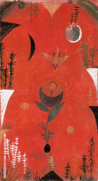 Flower Myth 1918 By Paul Klee