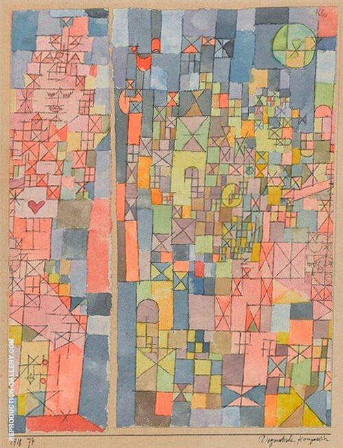 Dogmatic Composition 1918 by Paul Klee | Oil Painting Reproduction