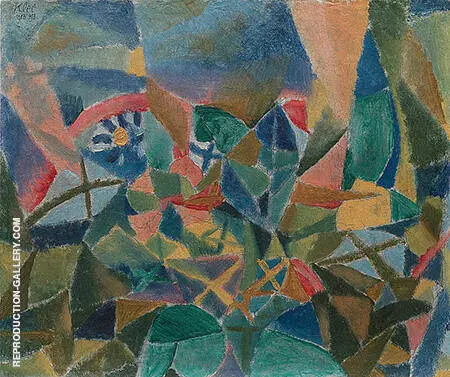 Flower Bed 1913 By Paul Klee