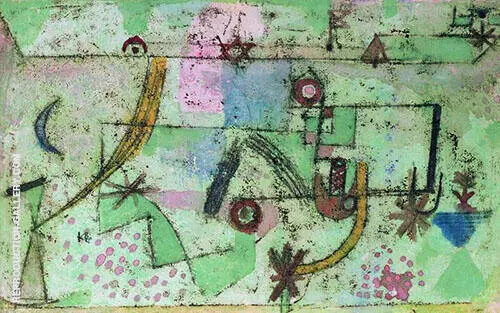 In Bachs Style 1919 By Paul Klee