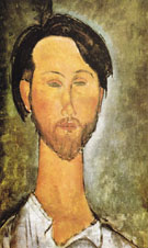 Portrait of Leopold Zborovski 1918 By Amedeo Modigliani