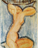 Caryatid 1913 By Amedeo Modigliani