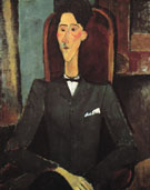 Portrait of Jean Cocteau 1916 By Amedeo Modigliani