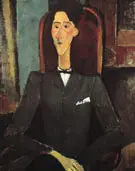 Portrait of Jean Cocteau 1916 By Amedeo Modigliani