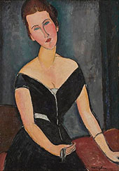 Portrait of Madame Georges van Muyden 1917 By Amedeo Modigliani