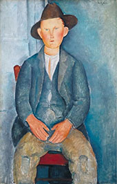 The Little Peasant 1918 By Amedeo Modigliani