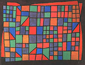 Glass Facade 1940 By Paul Klee