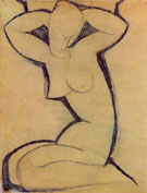 Cariatide By Amedeo Modigliani