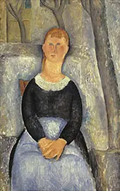 La Belle Epiciere 1918 By Amedeo Modigliani