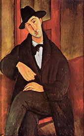 Portrait of Mario Varvogli 1919 By Amedeo Modigliani
