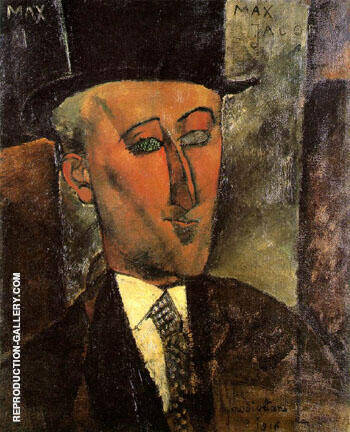 Max Jacob by Amedeo Modigliani | Oil Painting Reproduction