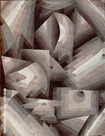 Crystal Gradation 1921 By Paul Klee