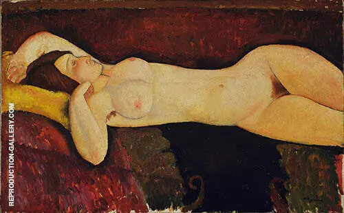 Reclining Nude 1919 By Amedeo Modigliani
