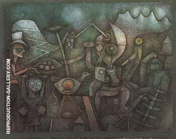 Carnival in the Mountains 1924 By Paul Klee